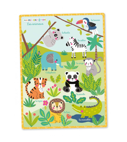 Ξύλινο Μέμο-Ζωάκια