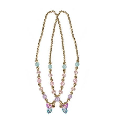 Σετ 2 Κολιέ Best Friends 'Φτερά Πεταλούδας'