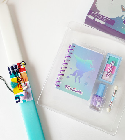 Λαμπάδα set ducktale 3 κολιέ και Martinelia Galaxy Dreams Beauty Set & Notebook