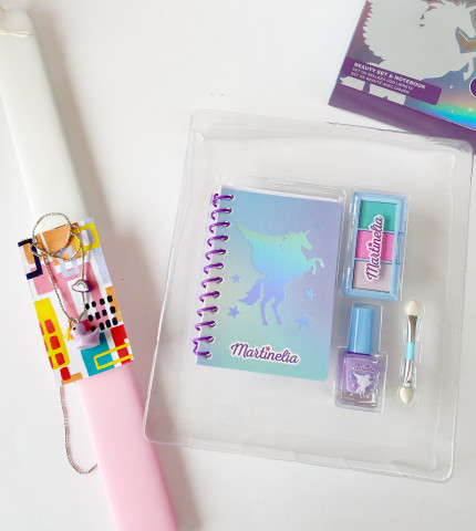 Λαμπάδα set ducktale 2 με κολιέ και σετ Martinelia Galaxy Dreams Beauty Set & Notebook