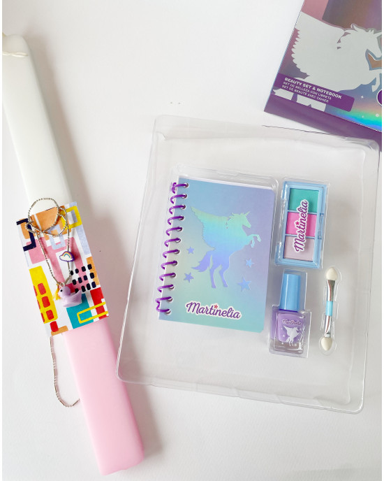 Λαμπάδα set ducktale 2 με κολιέ και σετ Martinelia Galaxy Dreams Beauty Set & Notebook